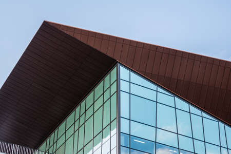 Image of Cityscape office buildings with modern corporate architecture - business and success conceptの写真素材