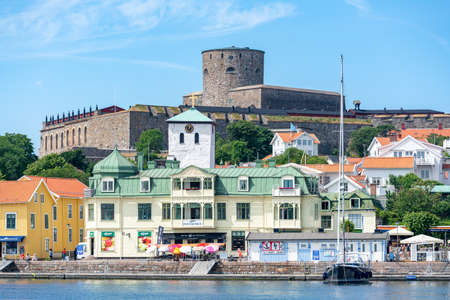 Marstrand, Sweden - June 2018. View of the Town and Harbor of Marstrand, Swedenのeditorial素材