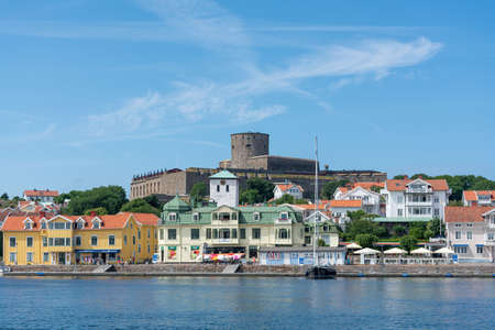 Marstrand, Sweden - June 2018. View of the Town and Harbor of Marstrand, Swedenのeditorial素材