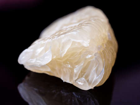 Fresh close up picture of peeled pomelo, grapefruit, shaddockの写真素材