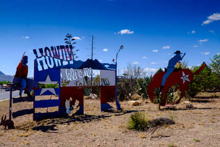 Welcome to Alpine Texasのeditorial素材