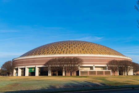 Waco, TX / USA: Ferrell Center on the Campus of Baylor Universityのeditorial素材