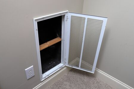 Return air intake for home central air conditioning system