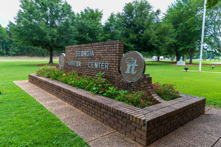 Tallapoosa, GA, USA: Georgia Visitor Center Sign