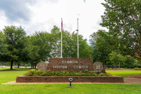 Tallapoosa, GA, USA: Georgia Visitor Center Sign