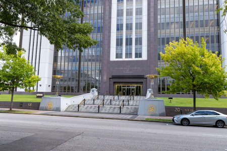 Montgomery, AL / USA - August 27, 2020: The Retirement Systems of Alabama building in Montgomery, Alabamaのeditorial素材