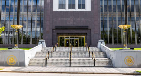 Montgomery, AL / USA - August 27, 2020: The Retirement Systems of Alabama building in Montgomery, Alabamaのeditorial素材