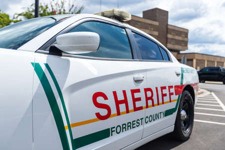 Hattiesburg, MS / USA - September 17, 2020: Forrest County Mississippi sheriff patrol carのeditorial素材