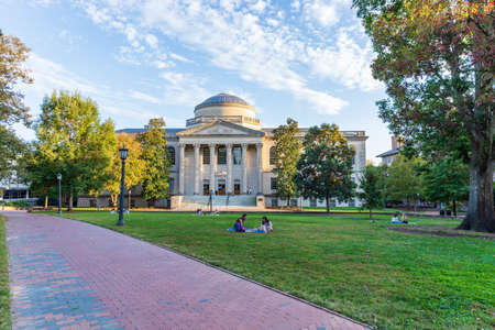 The University of North Carolina Chapel Hill Library on the UNC Campus