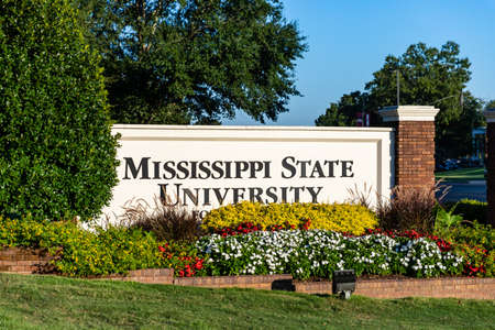 Starkville, MS - 2021: Mississippi State University was founded in 1878 and is located in Starkville, MSのeditorial素材