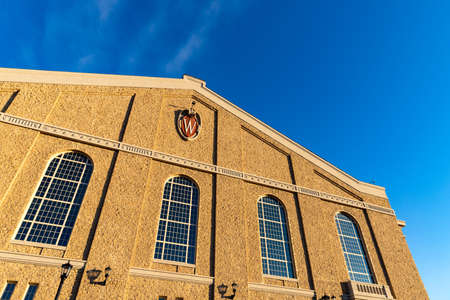 Madison, WI - October 30, 2021: The historic Wisconsin Field House on the campus of the University of Wisconsinのeditorial素材
