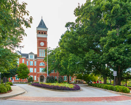 Clemson, SC - September 17, 2021: Tillman Hall on the Clemson University campusのeditorial素材