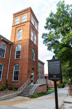 Clemson, SC - September 17, 2021: Historic Godfrey Hall on the campus of Clemson Universityのeditorial素材