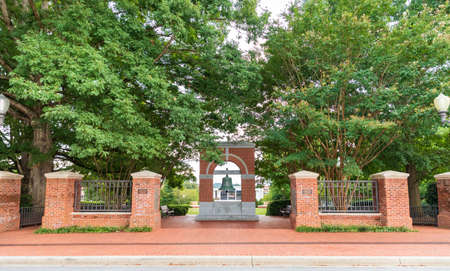 Clemson, SC - September 17, 2021: The Carillon Garden on the Clemson University Campusのeditorial素材