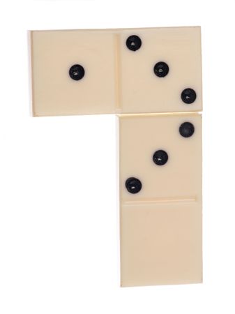 Dominos game isolated studio cutoutの写真素材