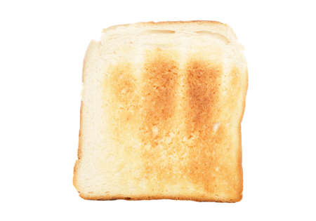 fresh toast isolated studio cutoutの写真素材