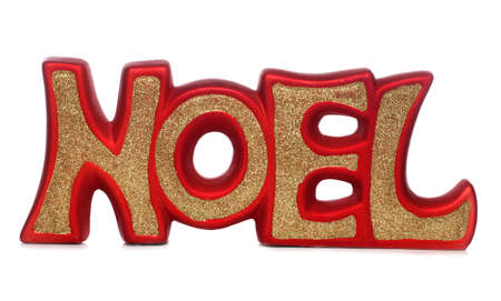 Noel christmas decoration studio cutoutの写真素材