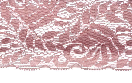 Pink lace pattern studio cutoutの写真素材