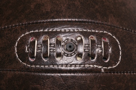 Leather vintage football background textureの写真素材
