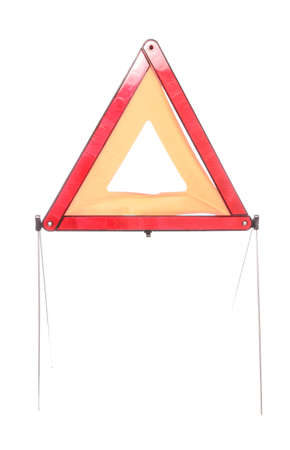 warning breakdown triangle studio cutout