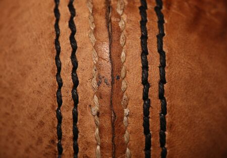 vintage cricket ball astract backgroundの写真素材