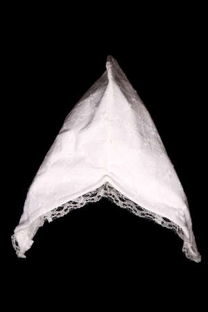 white ladies beer festival fancy dress hat cutoutの写真素材