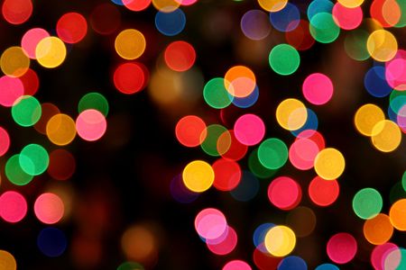 A defocused shot of  lights.