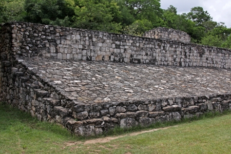 The Ballcourt in the Mayan ruins of Ek' Balam.   The name Ek' Balam means 'Black Jaguar'. It is located in the Yucatan Peninsula, Mexico.
のeditorial素材