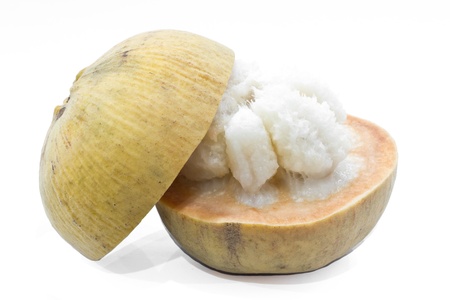 Santol fruit isolated on white background