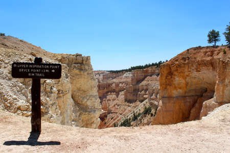 Bryce Canyon National Park Inspiration Pointの写真素材