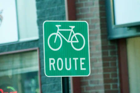 bike routeの写真素材