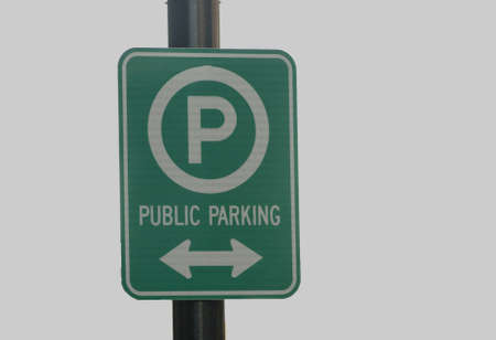 public parking background removedの写真素材