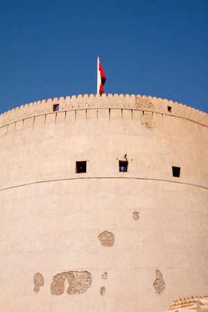 A view of Nizwah fort in the Sultanate of Omanのeditorial素材