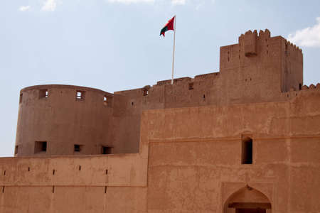 A view of Jabreen Castle in Omanのeditorial素材