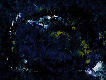 Blue Green Flamesの写真素材