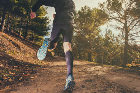 Trail running shoesの写真素材