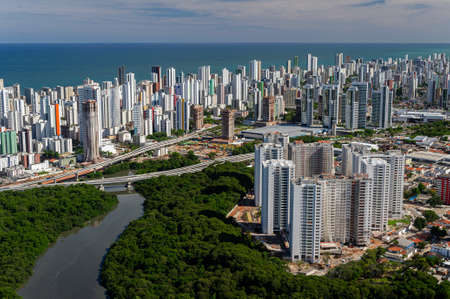 Recife city, Pernambuco, Brazil.のeditorial素材