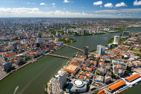 Recife city, Pernambuco, Brazil.のeditorial素材