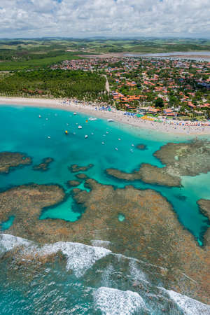 Porto de Galinhas Beach, Ipojuca, near Recife, Pernambuco, Brazilのeditorial素材