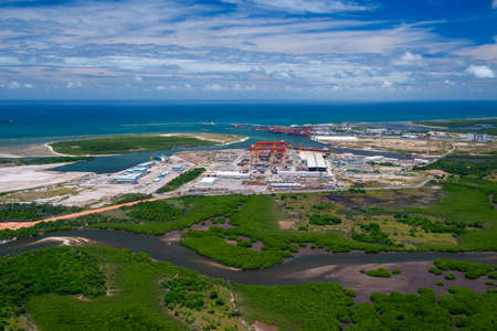 Port of Suape, Ipojuca, Pernambucoのeditorial素材