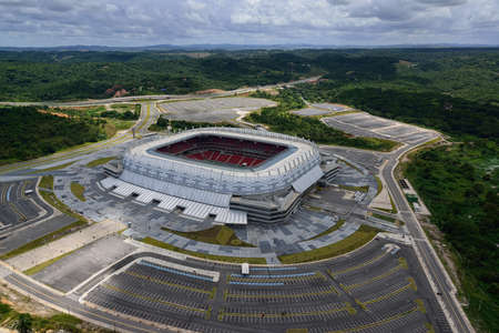 Arena Pernambuco football stadium, in SÃ£o LourenÃ§o da Mata, near Recife, Pernambuco, Braziのeditorial素材