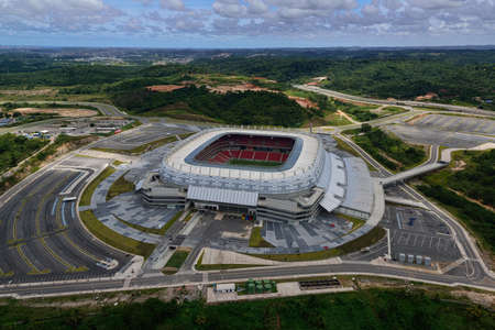 Arena Pernambuco football stadium, in SÃ£o LourenÃ§o da Mata, near Recife, Pernambuco, Braziのeditorial素材