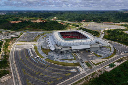 Arena Pernambuco football stadium, in SÃ£o LourenÃ§o da Mata, near Recife, Pernambuco, Braziのeditorial素材