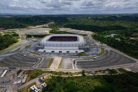Arena Pernambuco football stadium, in SÃ£o LourenÃ§o da Mata, near Recife, Pernambuco, Braziのeditorial素材