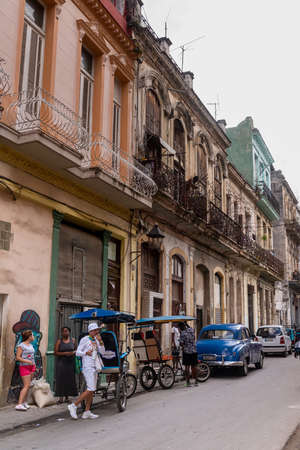 Havana's vintage cars are now one of the city's top tourist brands.のeditorial素材
