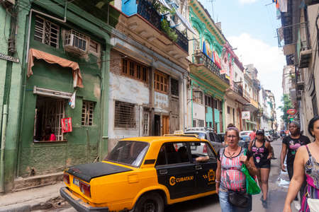 Havana's vintage cars are now one of the city's top tourist brands.のeditorial素材