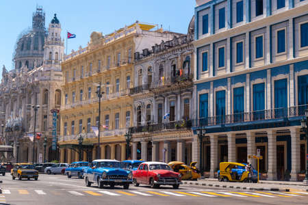 Havana's vintage cars are now one of the city's top tourist brands.のeditorial素材