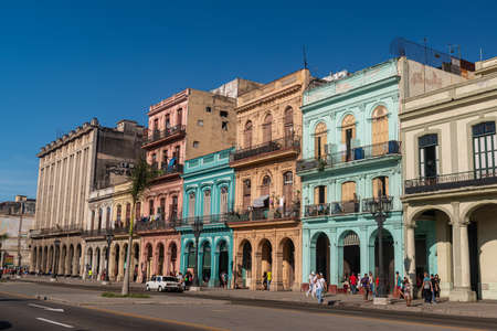 Havana's vintage cars are now one of the city's top tourist brands.のeditorial素材