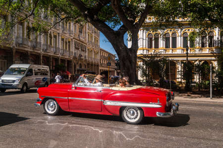 Havana's vintage cars are now one of the city's top tourist brands.のeditorial素材