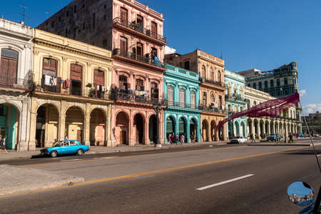 Havana's vintage cars are now one of the city's top tourist brands.のeditorial素材